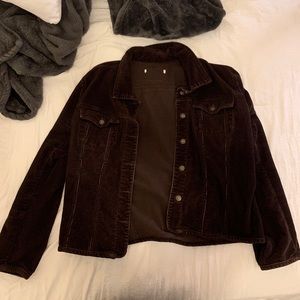 Dark brown corduroy jacket